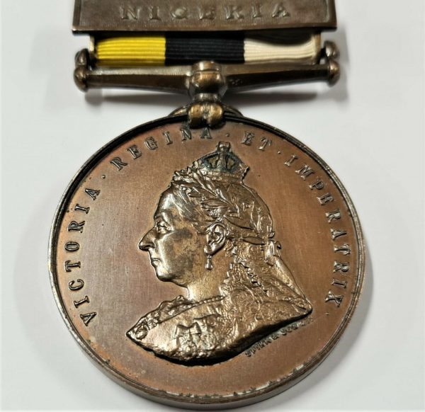 PRE WW1 BRITISH ROYAL NIGER COMPANY MEDAL 1886 CLASP NIGERIA