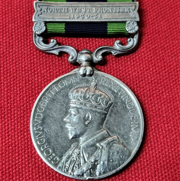 TOCHI SCOUTS +WW1 INDIA GENERAL SERVICE MEDAL NW FRONTIER 1930 SEPOY UMRAZ KHAN