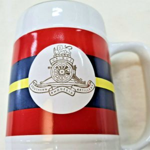 VINTAGE SOUTHERN RHODESIA ARTILLERY BEER MUG ARMY