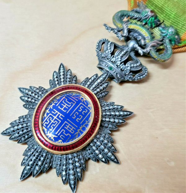 WW1 ERA VIETNAM IMPERIAL ORDER OF THE DRAGON OF ANNAM KNIGHT GRADE MEDAL RARE
