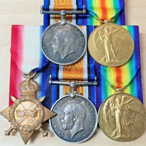 WW1 FAMILY MEDAL GROUP KILLED IN ACTION GALLIPOLI & GASSED FRANCE HAWKINS ARMY