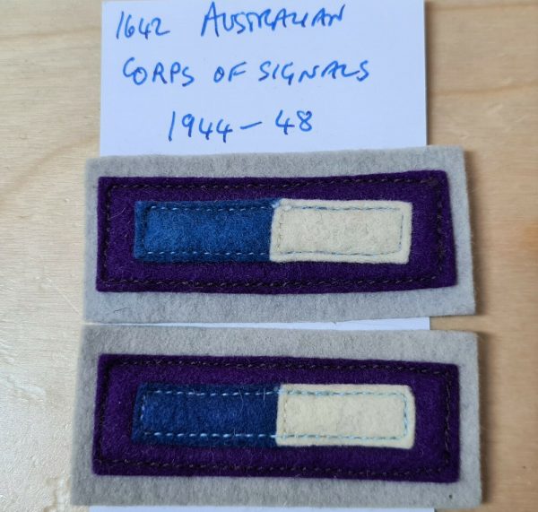 WW2 ERA AUSTRALIAN ARMY UNIFORM UNIT COLOUR PATCHES LOT 1