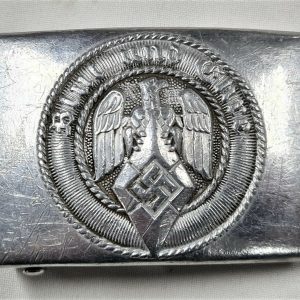 WW2 GERMAN HITLER YOUTH UNIFORM BELT BUCKLE BY RICHARD SIEPER & SOHNE, LUDENSCHEID