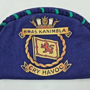 WW2 HMAS KANIMBLA TEA COSY CLOTH SOUVENIR AUSTRALIA