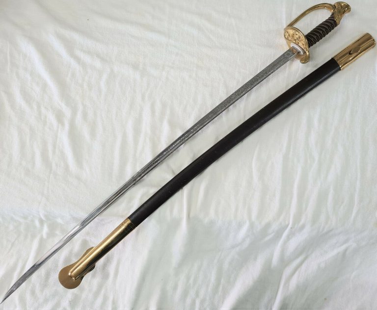 POST WW2 ERA US MARINE CORPS NCO's SWORD & SCABBARD RARE GEMSCO GERMANY USMC - Image 2