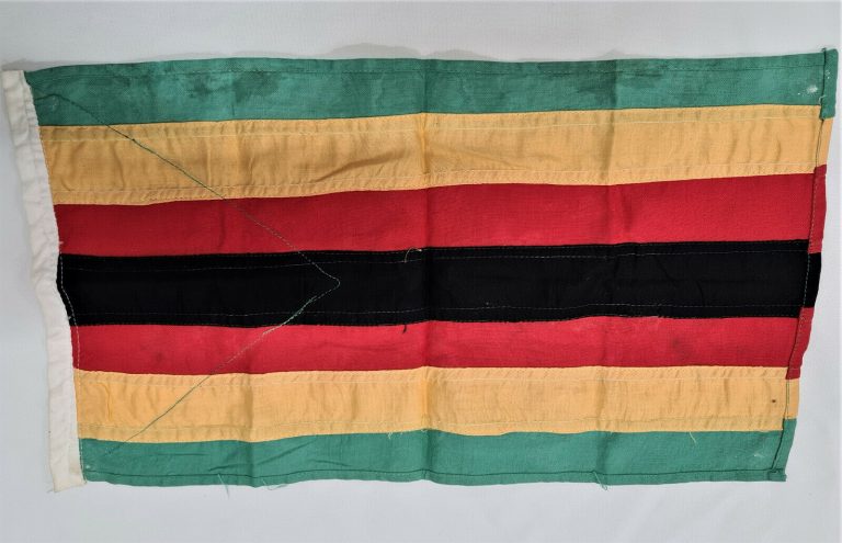 POST WW2 VINTAGE ZIMBABWE NATIONAL FLAG