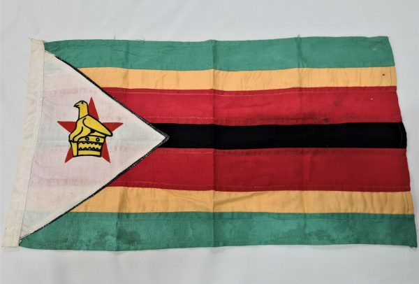 POST WW2 VINTAGE ZIMBABWE NATIONAL FLAG