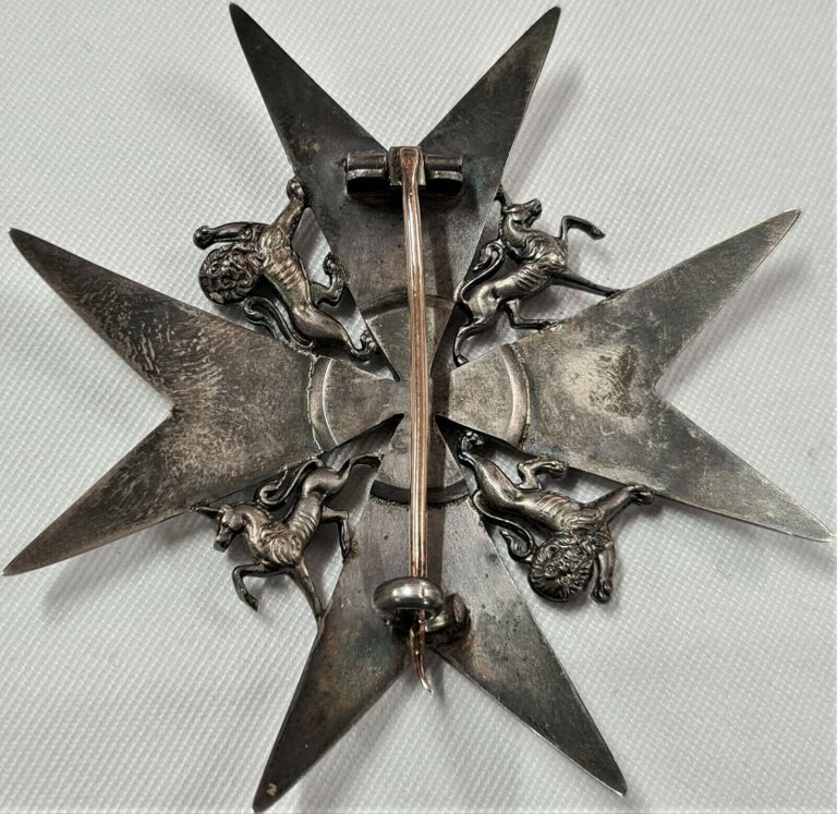 RARE WW1 WW2 BRITISH ORDER ST JOHN JERUSALEM NECK BADGE STAR MEDAL KNIGHT GRACE - Image 8