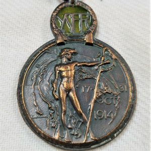 WW1 BELGIUM YSER FRONT CAMPAIGN SERVICE MEDAL