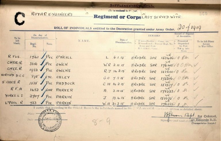 WW1 BRITISH ARMY MEDAL GROUP 895 PRIVATE OXLEY ARMY CYCLIST CORPS 50TH DIVISION - Image 3