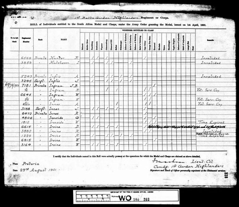 BRITISH & CANADIAN: SIBERIAN EXPEDITION & BOER WAR Q.S.A.WOUNDED IN ACTION WW1 MEDAL GROUP C.Q.M.S.RICHARD HUNTER - Image 7