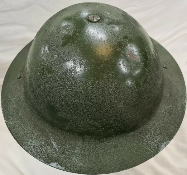 VINTAGE & RARE AUSTRALIAN ARMY ANZAC WW2 UNIFORM STEEL HELMET 1941 MK II