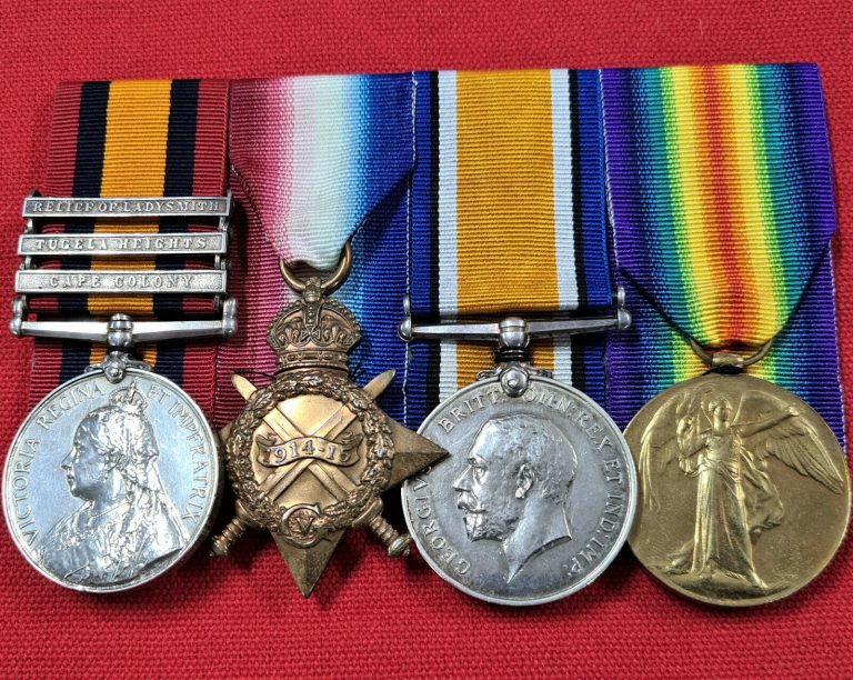 BOER WAR & WW1 DIED OF WOUNDS YPRES MEDALS 1865 THOMAS MARSH RIFLE BRIGADE ARMY - Image 2