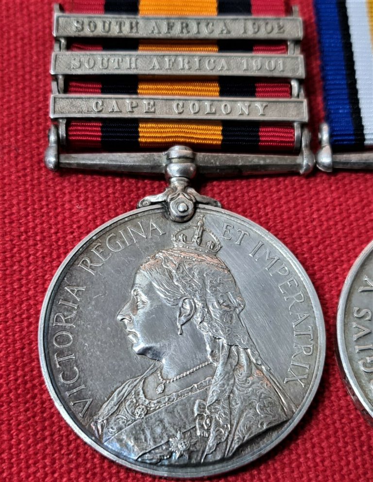 BOER WAR & WW1 MEDALS WINTERBACH WORCESTER DMT FIELD INTELLIGENCE DEPARTMENT - Image 2