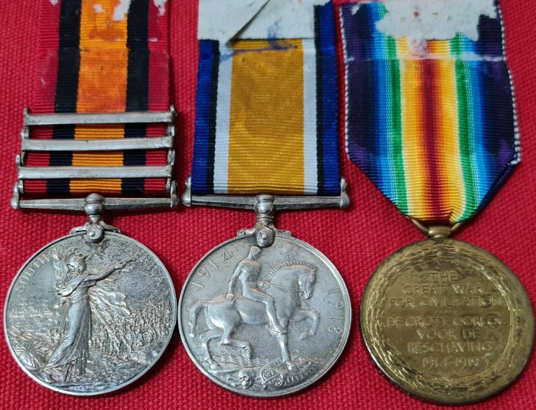 BOER WAR & WW1 MEDALS WINTERBACH WORCESTER DMT FIELD INTELLIGENCE DEPARTMENT - Image 5