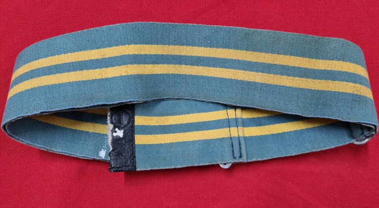 '+WW2 VINTAGE RHODESIAN ARMY INTELLIGENCE CORPS UNIFORM STABLE BELT & BUCKLE - Image 4