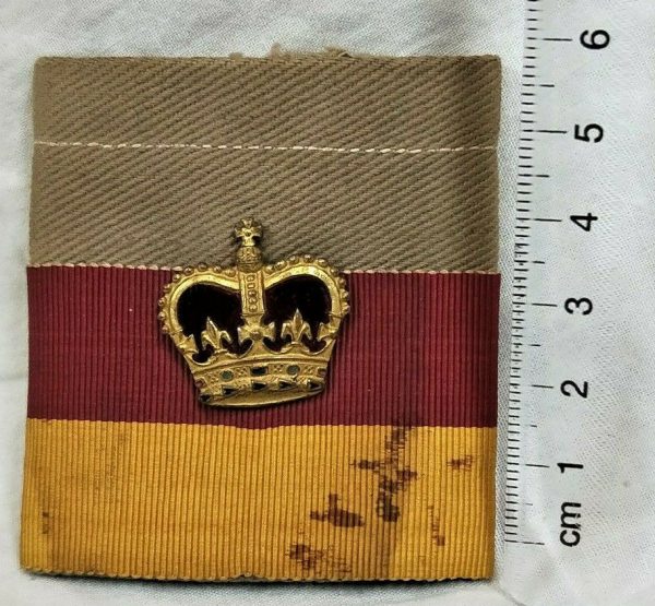 1950’s British Army Hampshire Regiment uniform rank sleeve patch badge