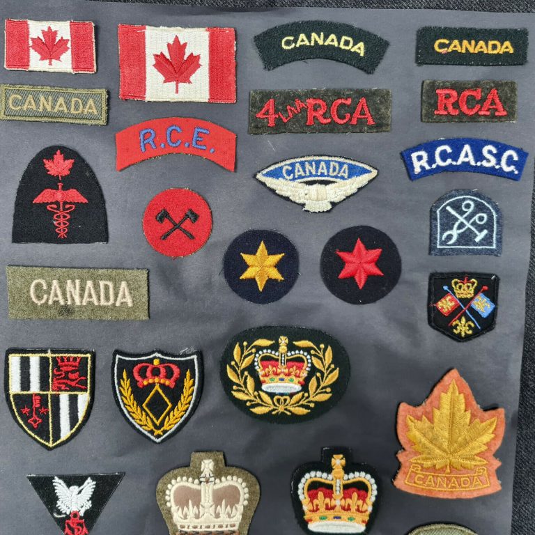 1980's ERA CANADA ARMY PARACHUTE & AIR FORCE PATCHES BREVET INSIGNIA LOT 2 - Image 2