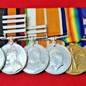 1st DAY SOMME WOUNDED IN ACTION SUDAN, BOER WAR & WW1 MEDALS 2507 ROBERT MCEWAN