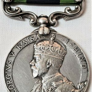 ASSAULTED WIFE HAMMER POST WW1 INDIA SERVICE MEDAL SAIGEMAN MACHINE GUN CORPS