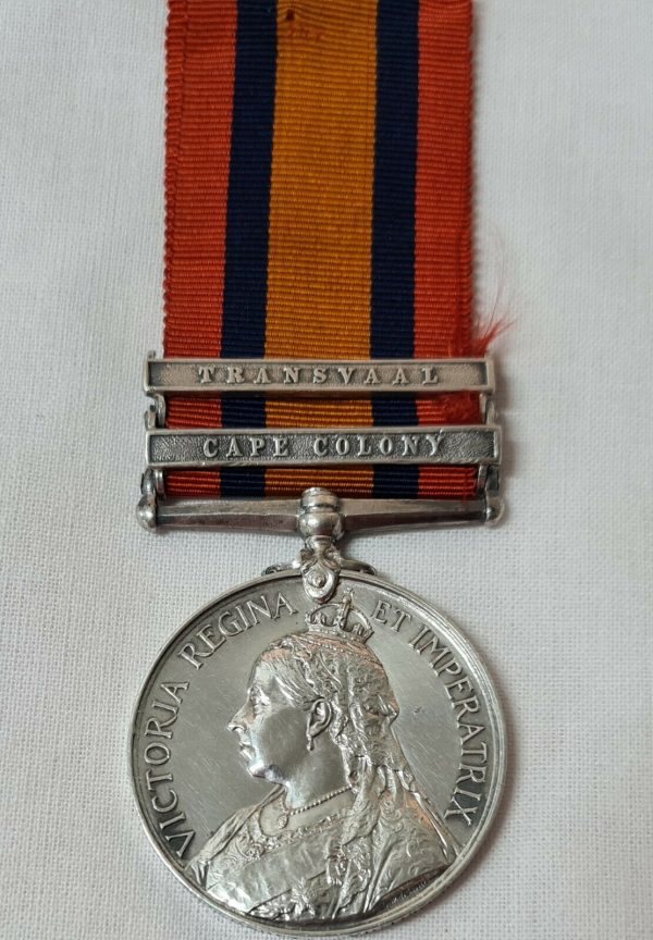 AUSTRALIAN BOER WAR MEDAL 1510 JAMES CAREY 5TH VICTORIAN MOUNTED RIFLES PRE WW1