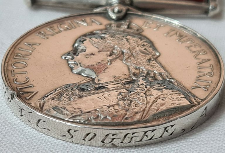 BOER WAR MEDAL 2 CLASPS CAPTAIN SOGGEE MBE MSM MID SERVED WW1 ROYAL TOURNAMENT - Image 6