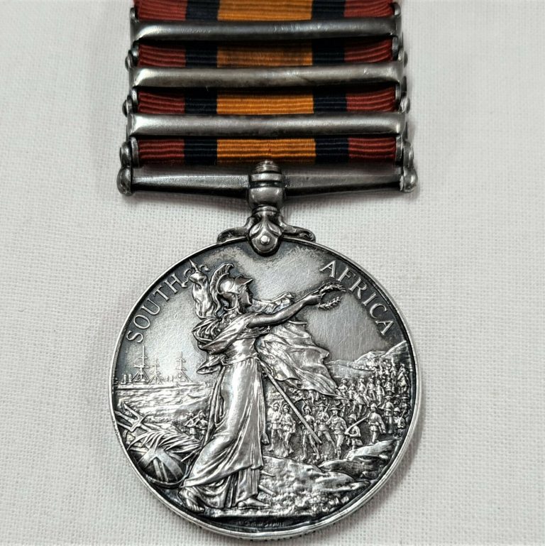 BOER WAR MEDAL PTE MEGGET, GORDON HIGHLANDERS. BELFAST, O.F.S. & CAPE COLONY. - Image 6