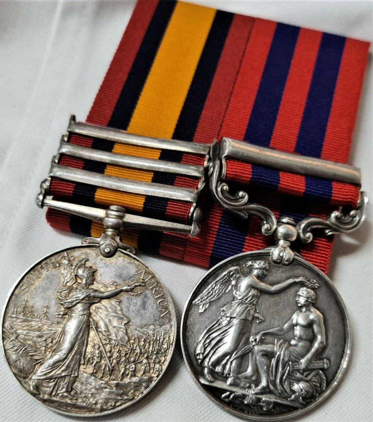 BRITISH ARMY 3RD BURMA WAR, BOER WAR & WW1 MEDAL GROUP 942 T RENNIE K.O.S.B. - Image 6