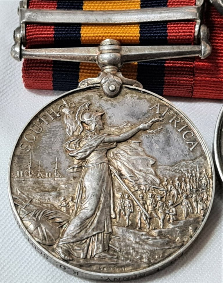 BRITISH ARMY 3RD BURMA WAR, BOER WAR & WW1 MEDAL GROUP 942 T RENNIE K.O.S.B. - Image 8