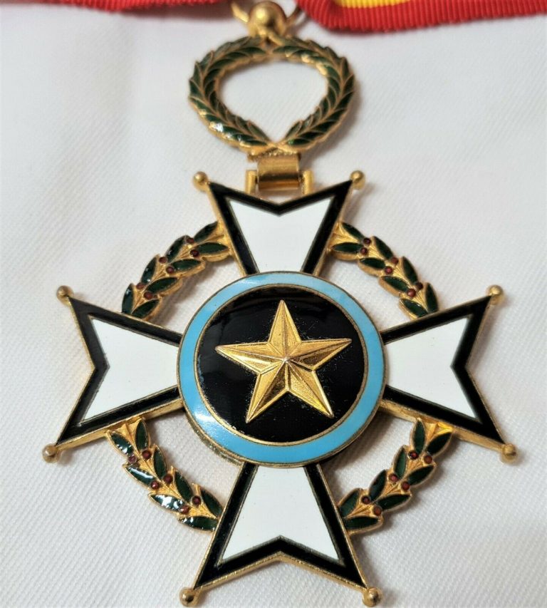 Central African Republic: Order of Merit Commander's Neck Badge by Arthus Bertrand - Image 3