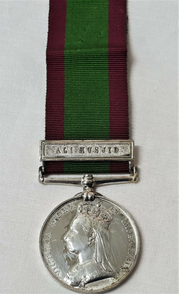 DEAD BRITISH ARMY AFGHANISTAN ALI MUSJID MEDAL 2586 COLLINS 4TH RIFLE BRIGADE - Image 2