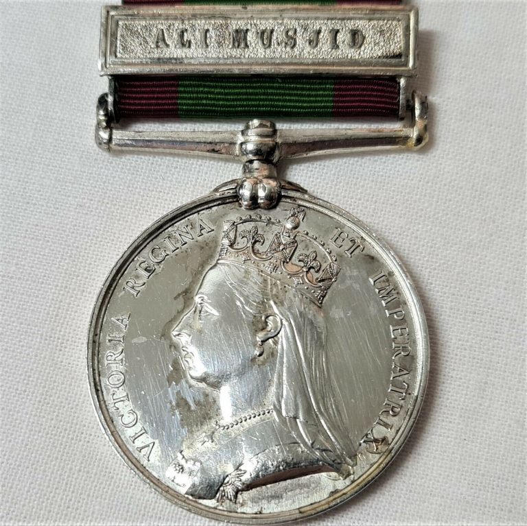 DEAD BRITISH ARMY AFGHANISTAN ALI MUSJID MEDAL 2586 COLLINS 4TH RIFLE BRIGADE - Image 3