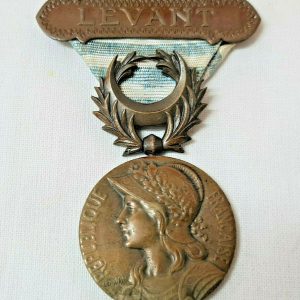 POST WW1 FRENCH SYRIA CAMPAIGN MEDAL LEVANT CLASP ARMY MILITARY