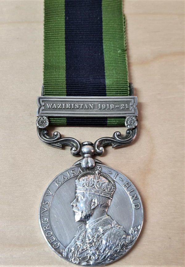 POST WW1 INDIA GENERAL SERVICE MEDAL WAZIRISTAN CAPTAIN THOMAS BROWNE ...