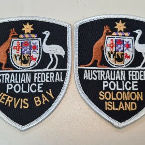 POST WW2 ERA OBSOLETE AUSTRALIAN FEDERAL POLICE FORCE UNIFORM PATCHES