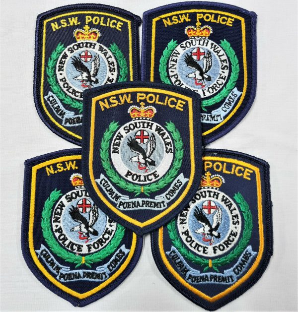 POST WW2 ERA OBSOLETE AUSTRALIAN NSW POLICE FORCE UNIFORM PATCHES