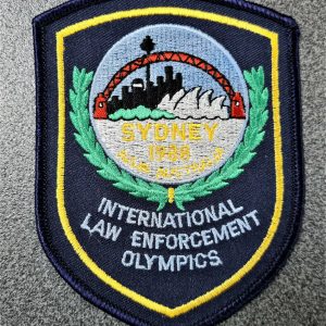 POST WW2 ERA OBSOLETE AUSTRALIAN POLICE INTERNATIONAL OLYMPICS UNIFORM PATCH