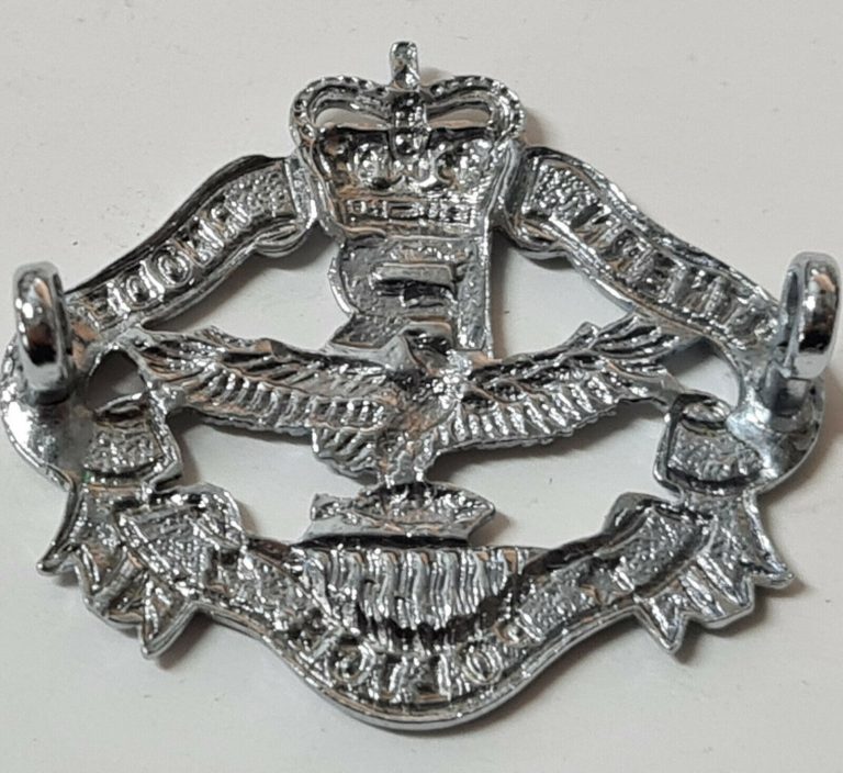 POST WW2 ERA OBSOLETE NORTHERN RHODESIA POLICE RESERVE FORCE UNIFORM CAP BADGE - Image 3