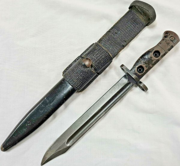 POST WW2 VIETNAM WAR AUSTRALIAN SLR BAYONET SCABBARD SWORD ARMY FROG L1A1
