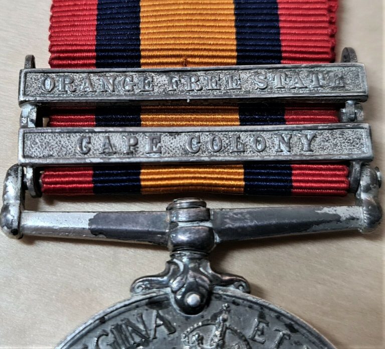 POW & 2ND MATABELE WAR QUEENS SOUTH AFRICA MEDAL 1074 A GRIFFIN RIFLE BRIGADE - Image 3