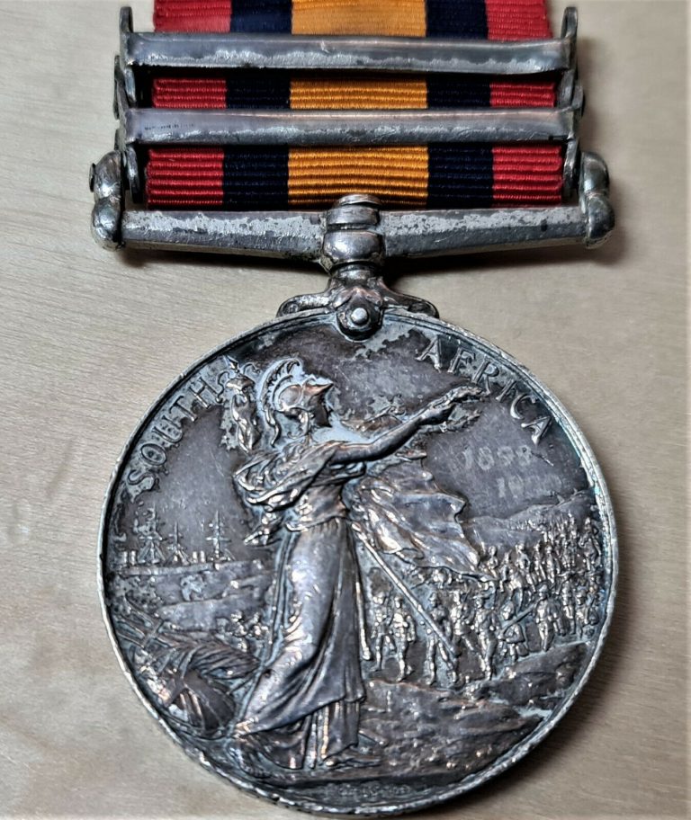 POW & 2ND MATABELE WAR QUEENS SOUTH AFRICA MEDAL 1074 A GRIFFIN RIFLE BRIGADE - Image 4