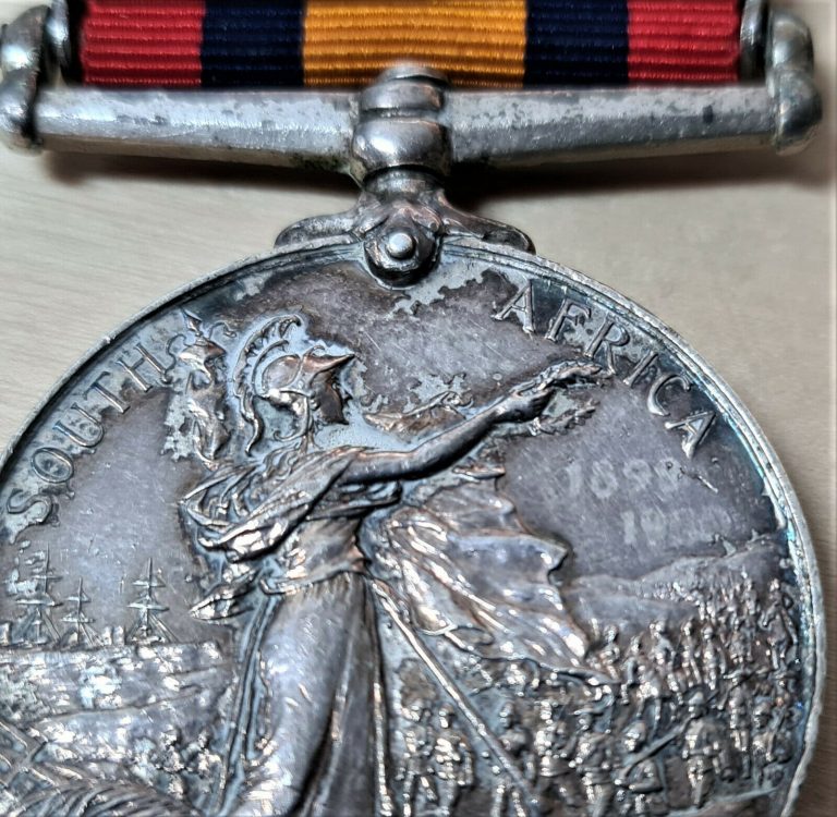 POW & 2ND MATABELE WAR QUEENS SOUTH AFRICA MEDAL 1074 A GRIFFIN RIFLE BRIGADE - Image 5