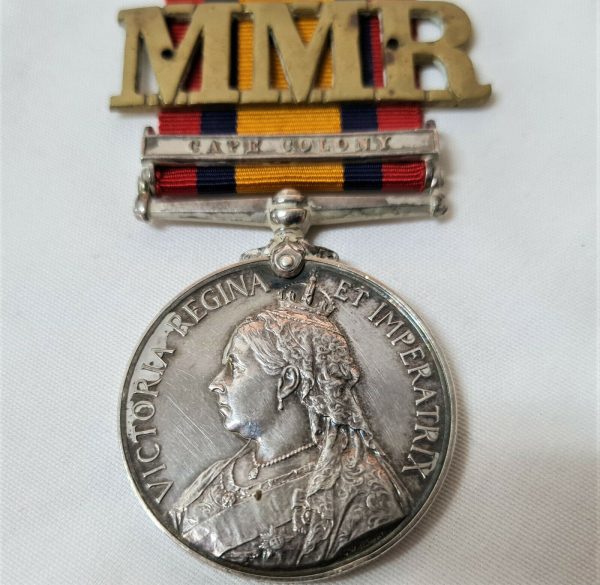 QUEENS SOUTH AFRICA MEDAL CAPTAIN & ADJUTANT MANNHEIMER MIDLAND MOUNTED RIFLES