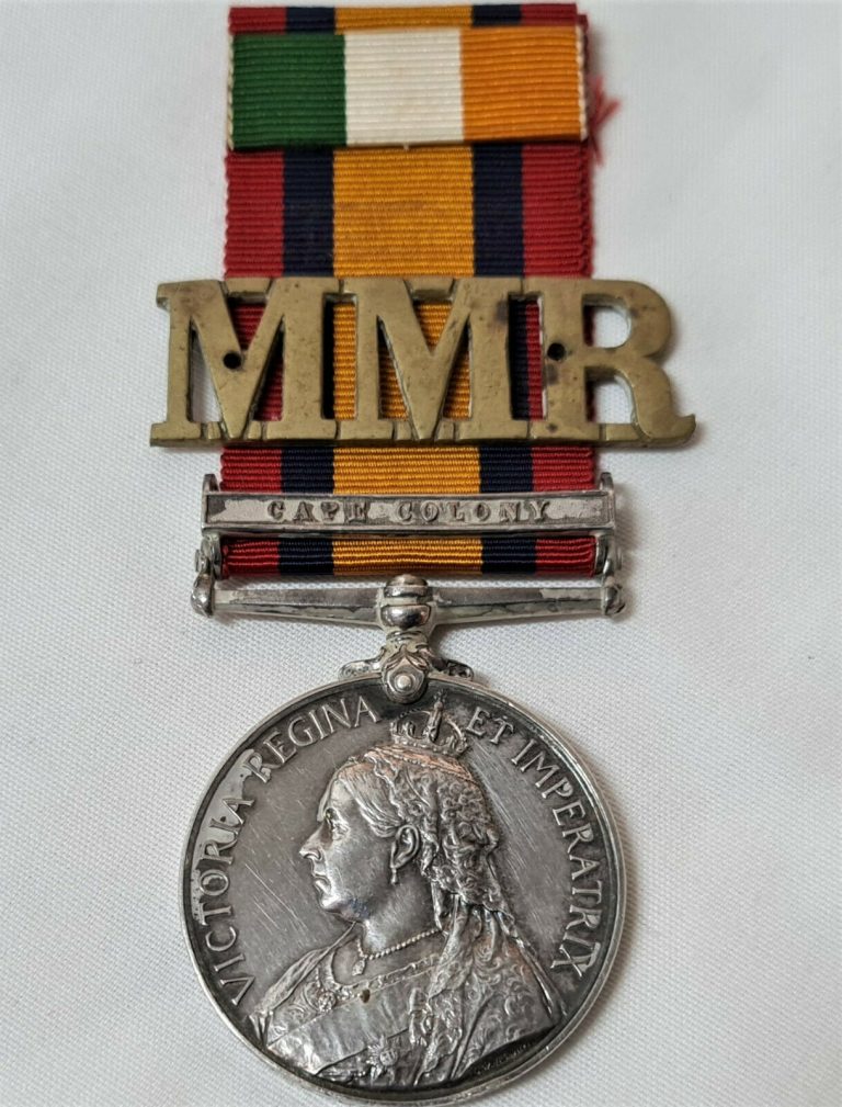 BRITISH QUEENS SOUTH AFRICA MEDAL CAPTAIN & ADJUTANT E. MANNHEIMER: MIDLAND MOUNTED RIFLES - Image 2