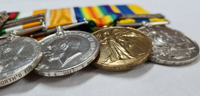 SUDAN POW BOER WAR WW1 MEDALS 4024 EDWARD HALL NORTHUMBERLAND FUSILIERS ARMY - Image 6