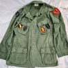 US VIETNAM WAR GREEN JACKET WITH SELECTION PATCHES & INSIGNIA - Image 2