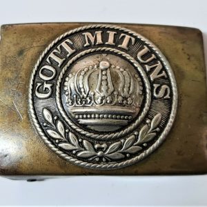 VINTAGE WW1 GERMAN ARMY ENLISTED & NCO'S UNIFORM BELT BUCKLE M1895