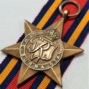 VINTAGE WW2 BURMA STAR AUSTRALIA BRITISH WAR MEDAL 100% ORIGINAL