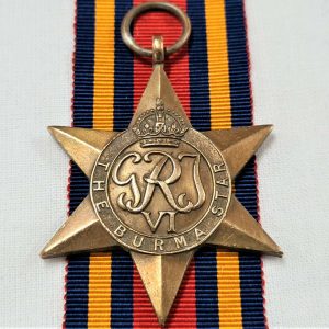 VINTAGE WW2 BURMA STAR AUSTRALIA BRITISH WAR MEDAL 100% ORIGINAL