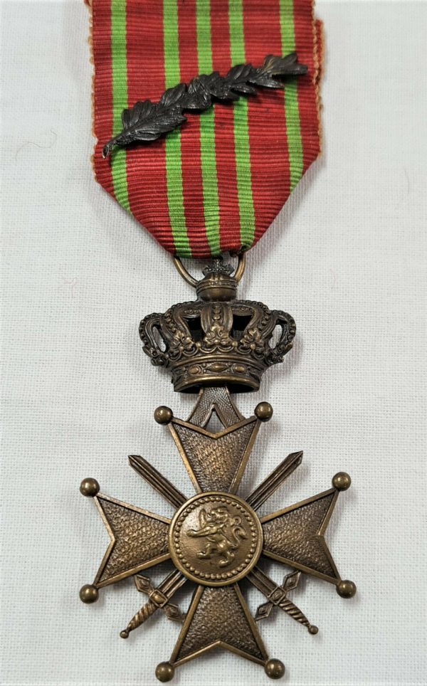 WW1 BELGIUM CROIX DE GUERRE MEDAL CROSS CROSS OF WAR